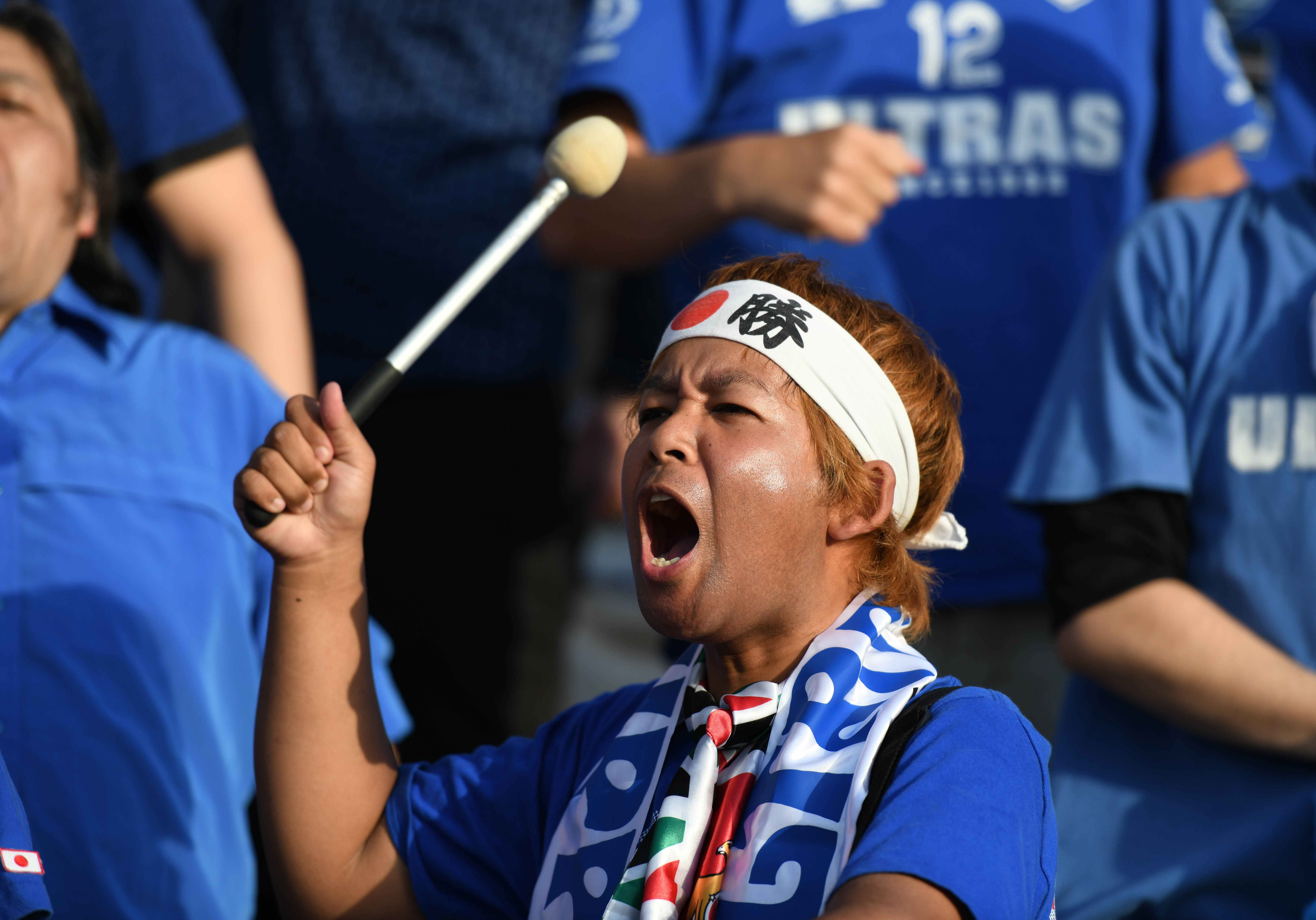 紧张的足球比赛